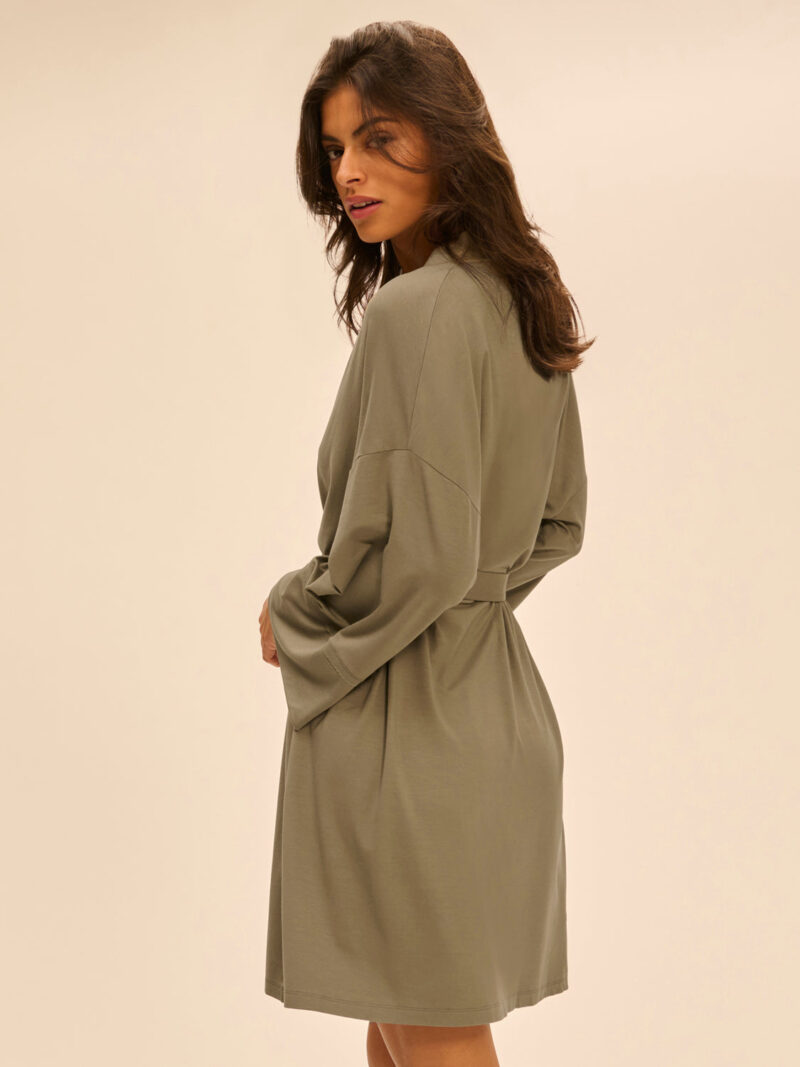 Cengizakturk Clay Green Kimono – Lightweight & Elegant Cover-Up - Image 2